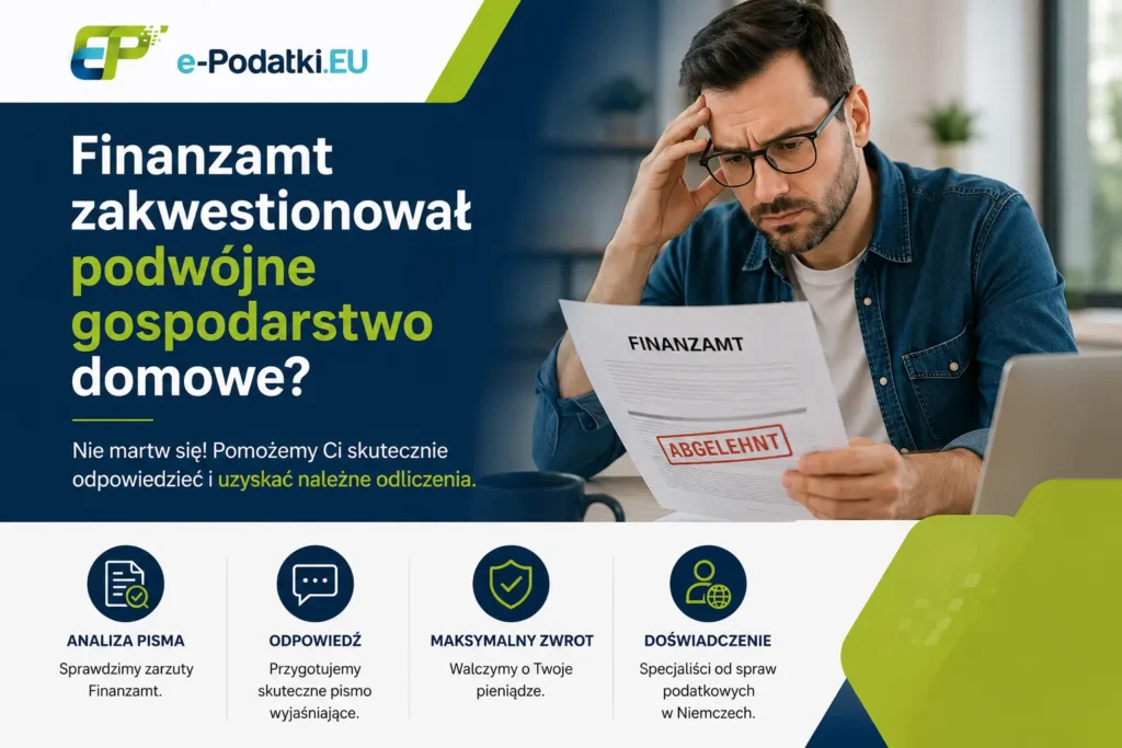 Klient e-Podatki.Eu otyrzymał pismo z Finanzamt